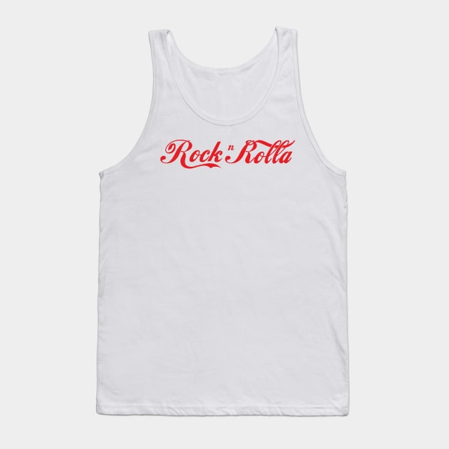 Rock n Rolla (red print) Tank Top by aceofspace